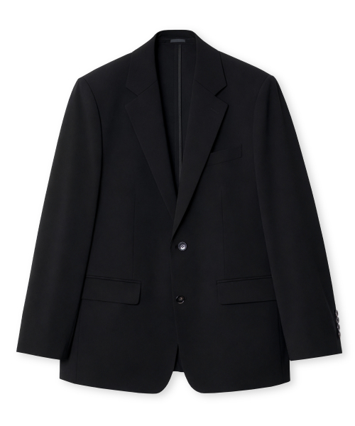 2 button over fit SET-UP куртка (black)