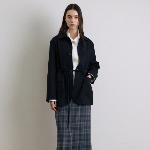 NUEL TAILORED SINGLE JACKET BLACK