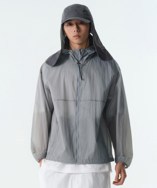 Легкая ветровка City Leisure Packable с защитой от UV [Light Gray]