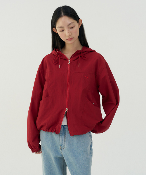 Street Embroidery Wind Blouson - Red