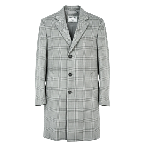 Пальто Standard в клетку глен Grey ROIMBH04A