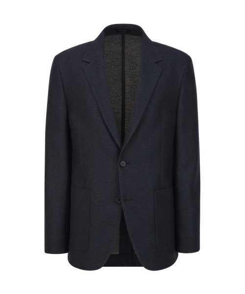 Летний фактурный пиджак - Dark Navy (JNJA6B402N3)