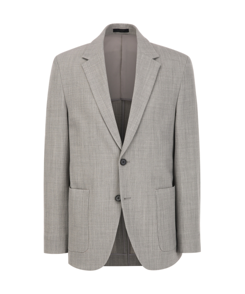 Жакет из шерстяной смеси seersucker - Light Beige (JNJA6B384I1)