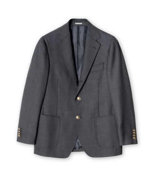 JOHN CAVENDISH WOOL 100 SPORT JACKET (CHARCOAL)