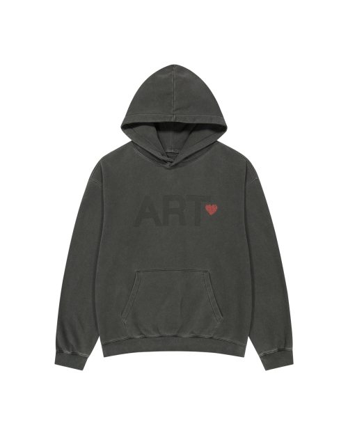 ART PIGMENT HOODIE (CHARCOAL)