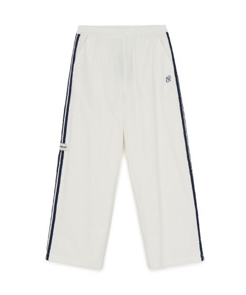 Street Sporty тейпинг широкие брюки NY Ivory