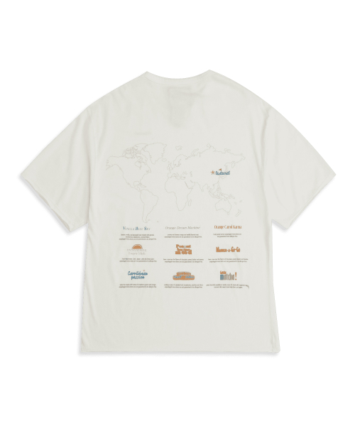Tuewid summer shake souvenir tee in white