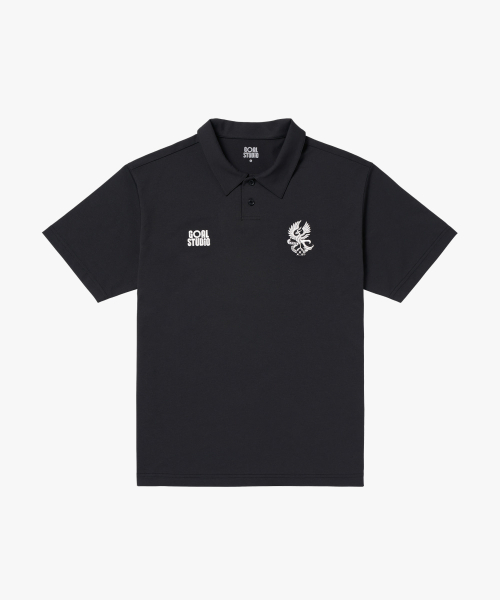 GFC 26 SS POLO SHIRTS A-BLACK