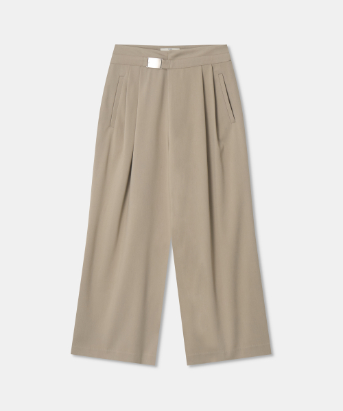 Buckle pants / BEIGE