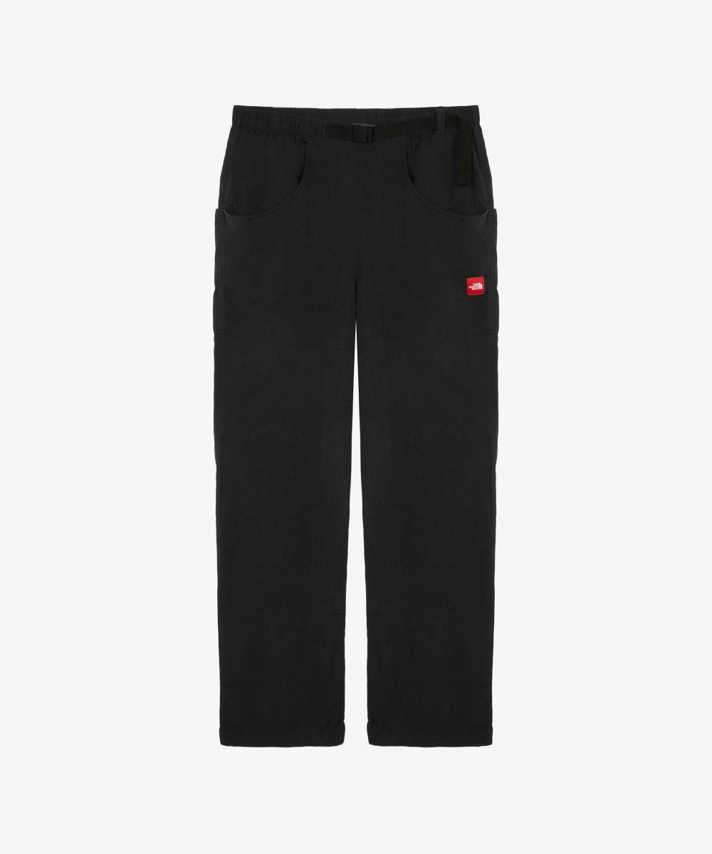 Мужские нейлоновые брюки с ремнем TNF Red Box NP6NS28A BLACK