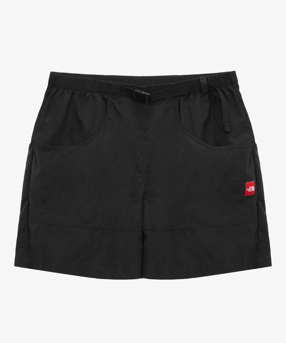 Мужские шорты TNF с ремнем и красным боксом BLACK NS6NS28A