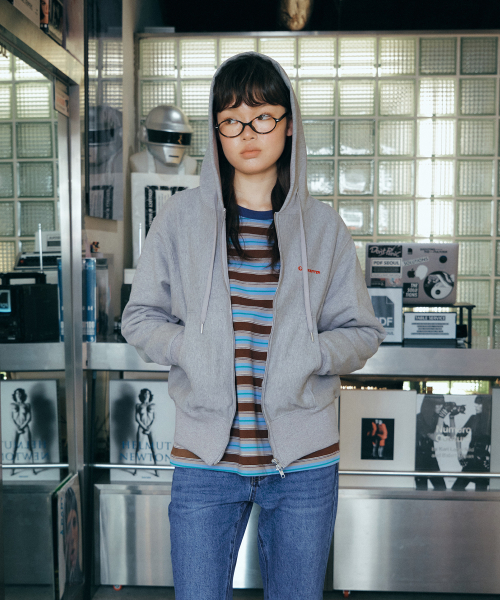 Solid Core Zip Hoodie (Melange)
