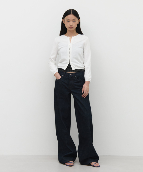 WIDE STRAIGHT FIT JEANS / INDIGO