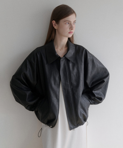 Кожаная куртка les kara (Black)