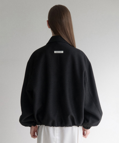 esy kara tweed блузон Black