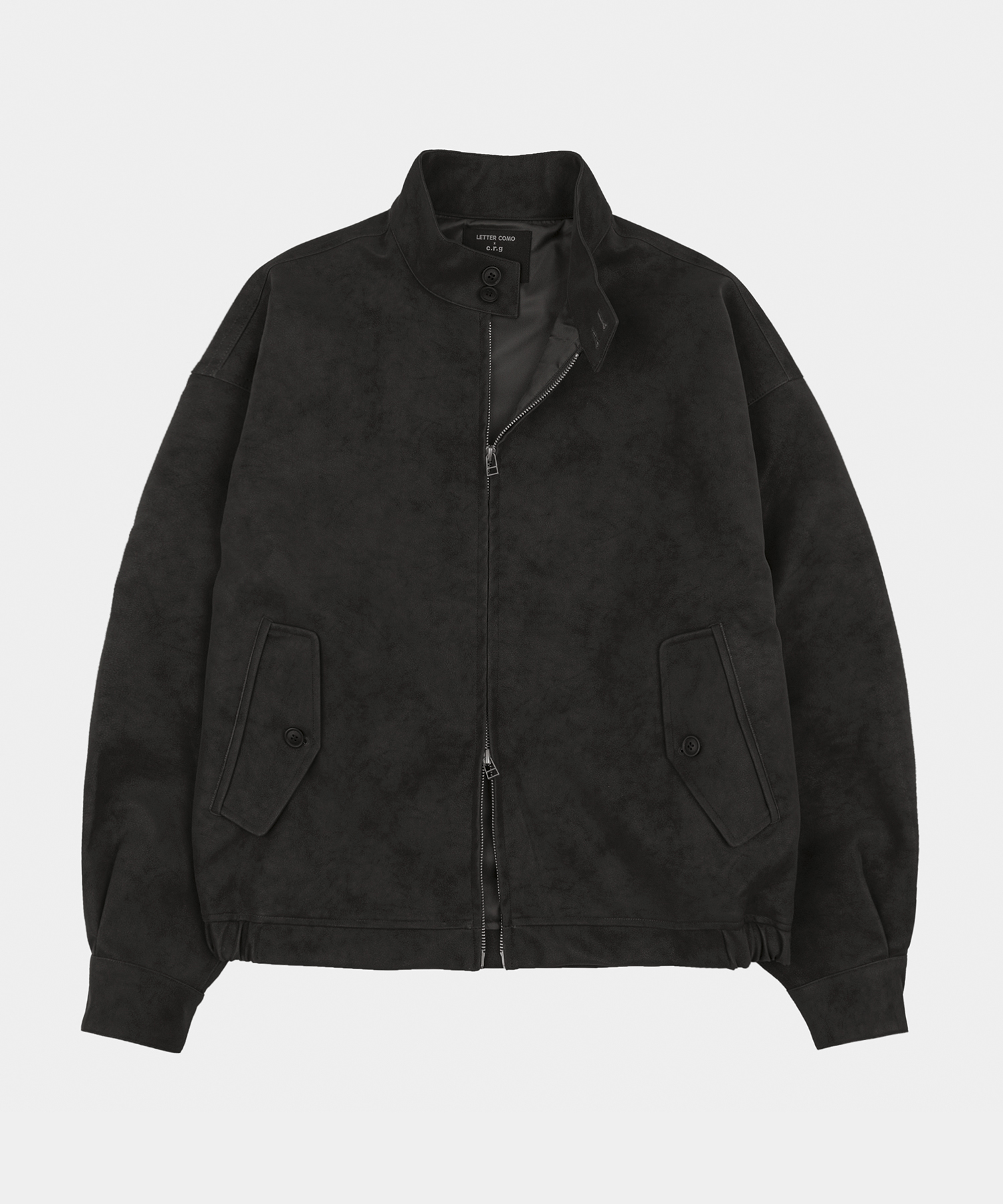 Beams Suede Leather куртка Charcoal