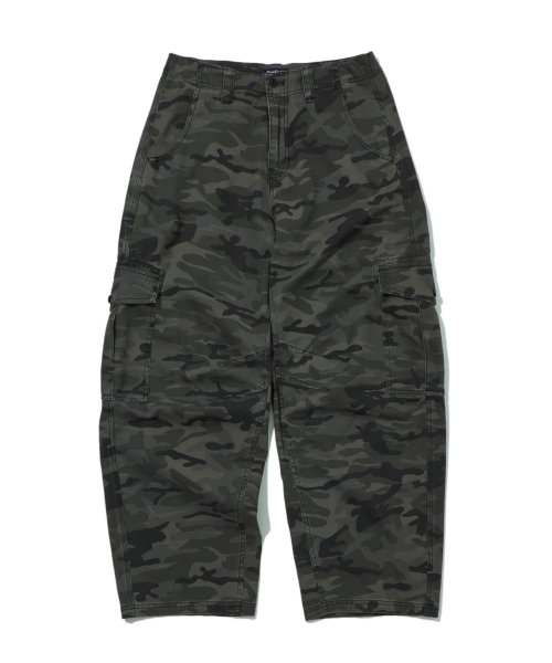 Брюки карго Camo Cargo Barrel Charcoal_FS2WP07U