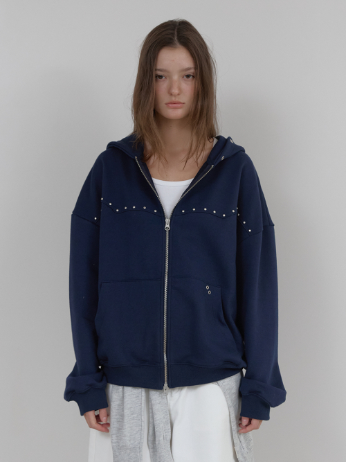 WESTERN LINE HOOD ZIP-UP (NAVY)