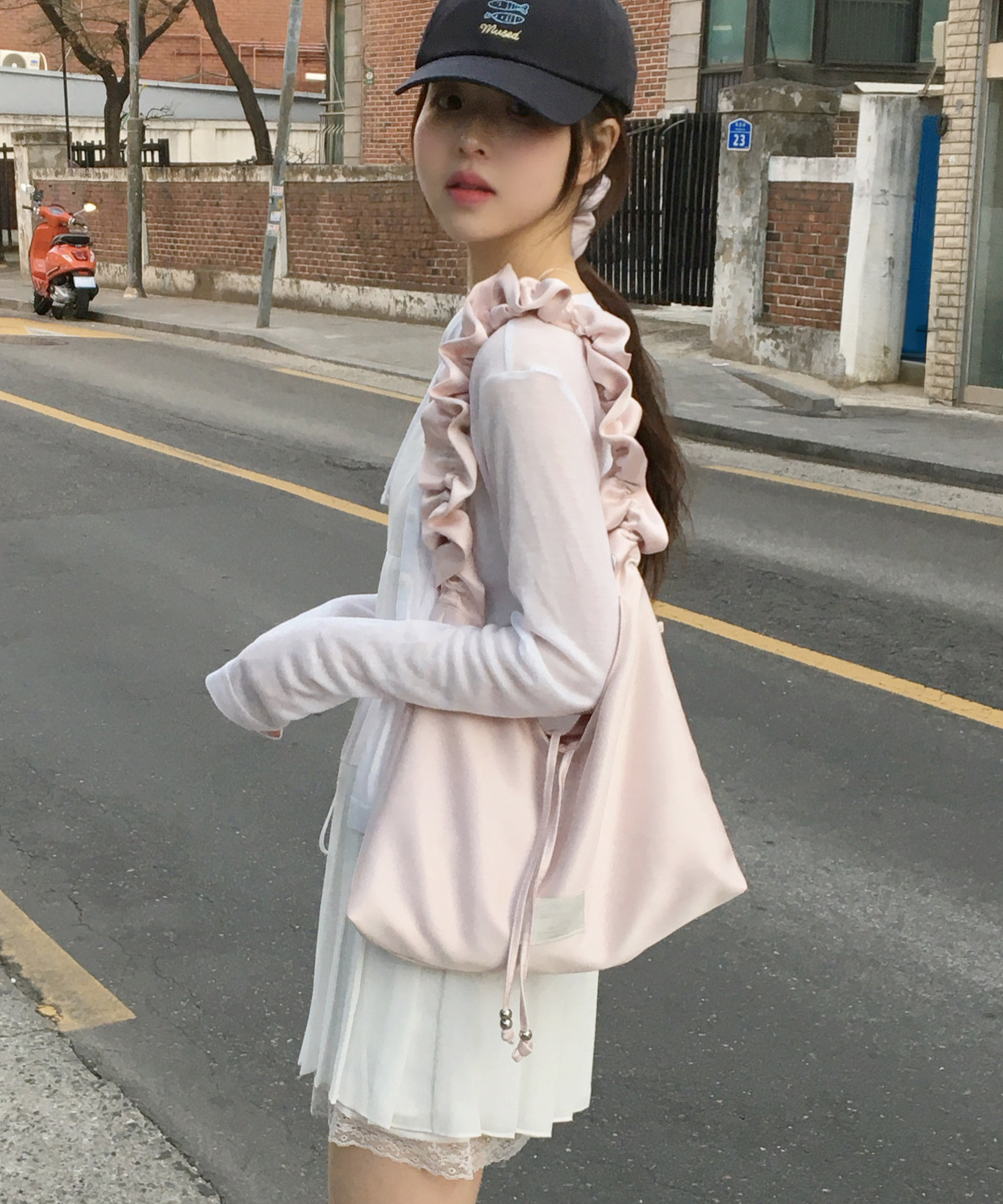 bloom shirring shoulder сумка_2 colors