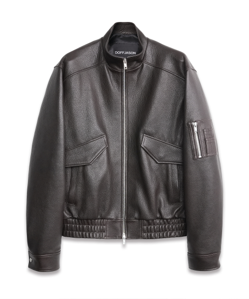 Пилот из мягкой овчины DARK BROWN