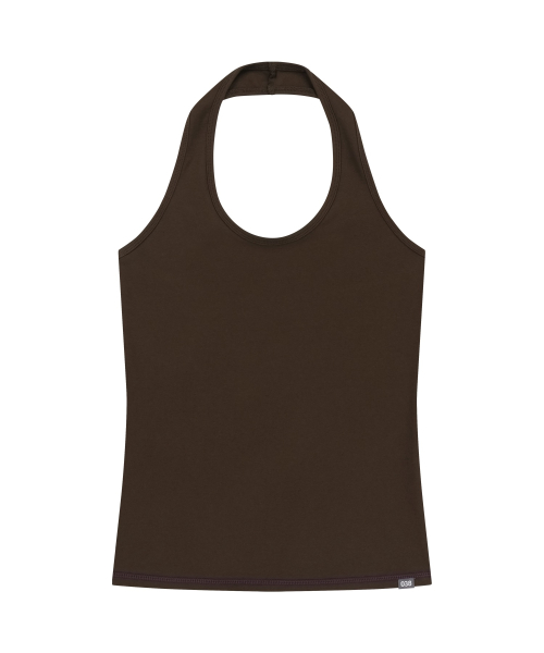 코이세이오 038(COYSEIO 038) 038 HALTER NECK SLEEVELESS BROWN