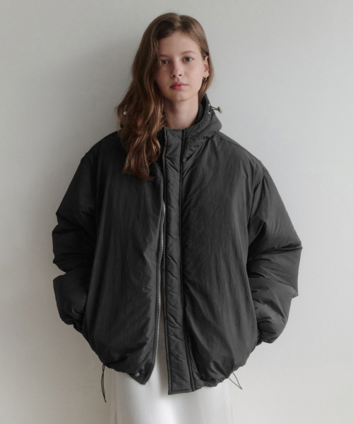 esy Hood Padding Jacket (Black)