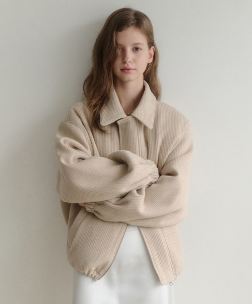 Пуховик Les Cashmere Padding Jacket (бежевый)