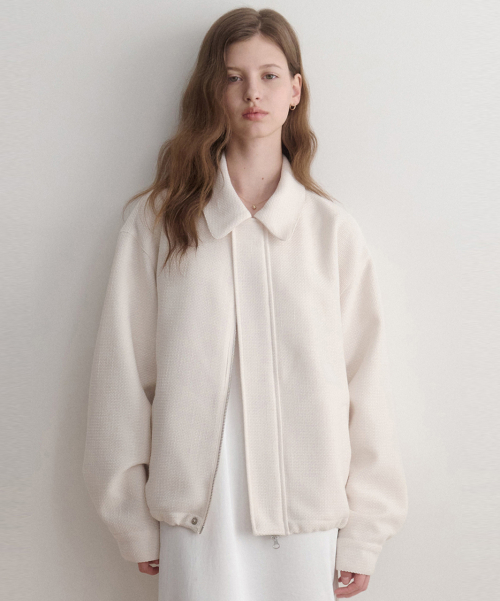 les слоновая кость tweed kara blouson