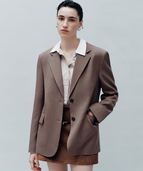 Классический блейзер 26SS Mocha Brown