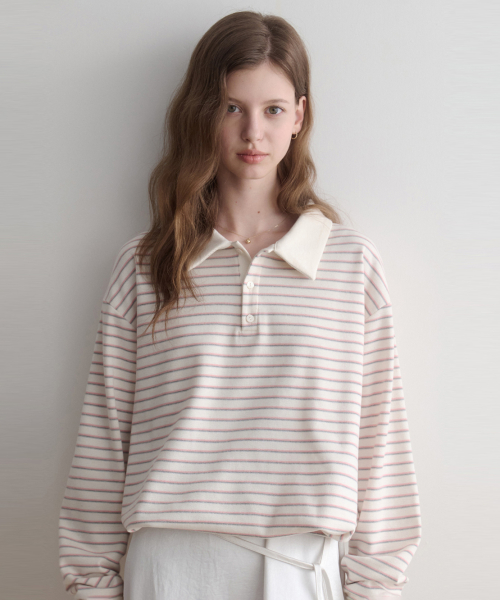 esy stripe-tee (pink)
