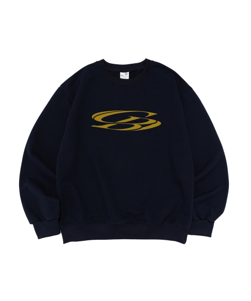 Винтажный свитшот Circle (Navy)