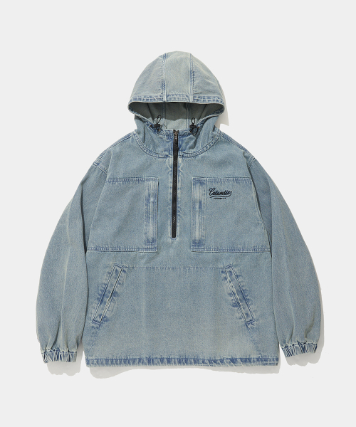 NY STREET TAIL DENIM ANORAK JACKET_LIGHT JEAN