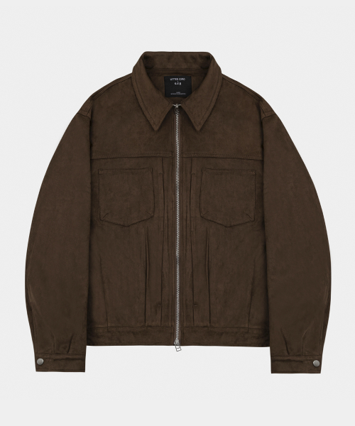 Замшевый бомбер Urban Dark Brown