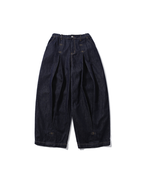 パンツ ANGLAN Backsatin Work Wide Overall Navy パンツ ANGLAN Backsatin Work Wide Overall Navy 앵글런(ANGLAN