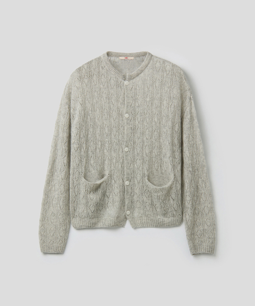 UNRAVEL CARDIGAN (GRAY)