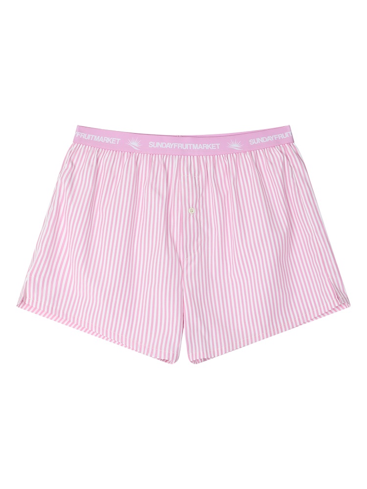 MARKET STRIPE TRUNK PINK
