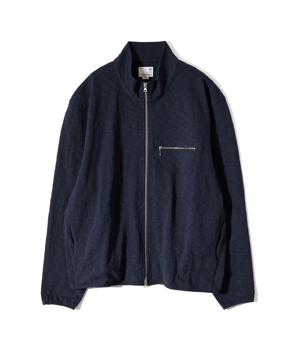 26SS Baxter Slub Zip Up Jacket Navy
