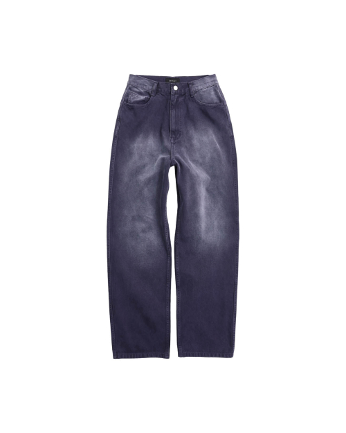 Брюки из вареного канваса (Purple Charcoal)