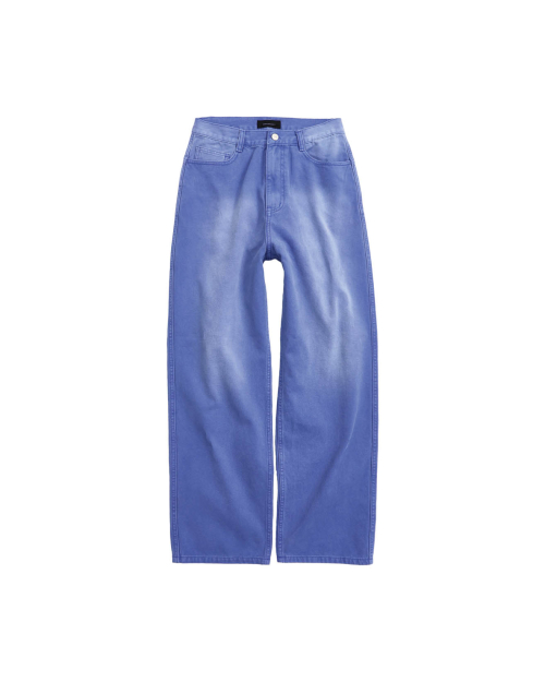 Брюки из вареного канваса (Blue)