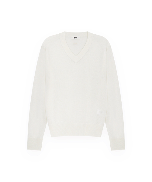 R-0068 / LUX - REFINED SILK V-NECK