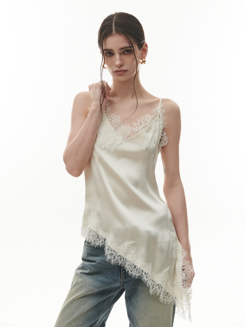 Cilly Satin Top айвори