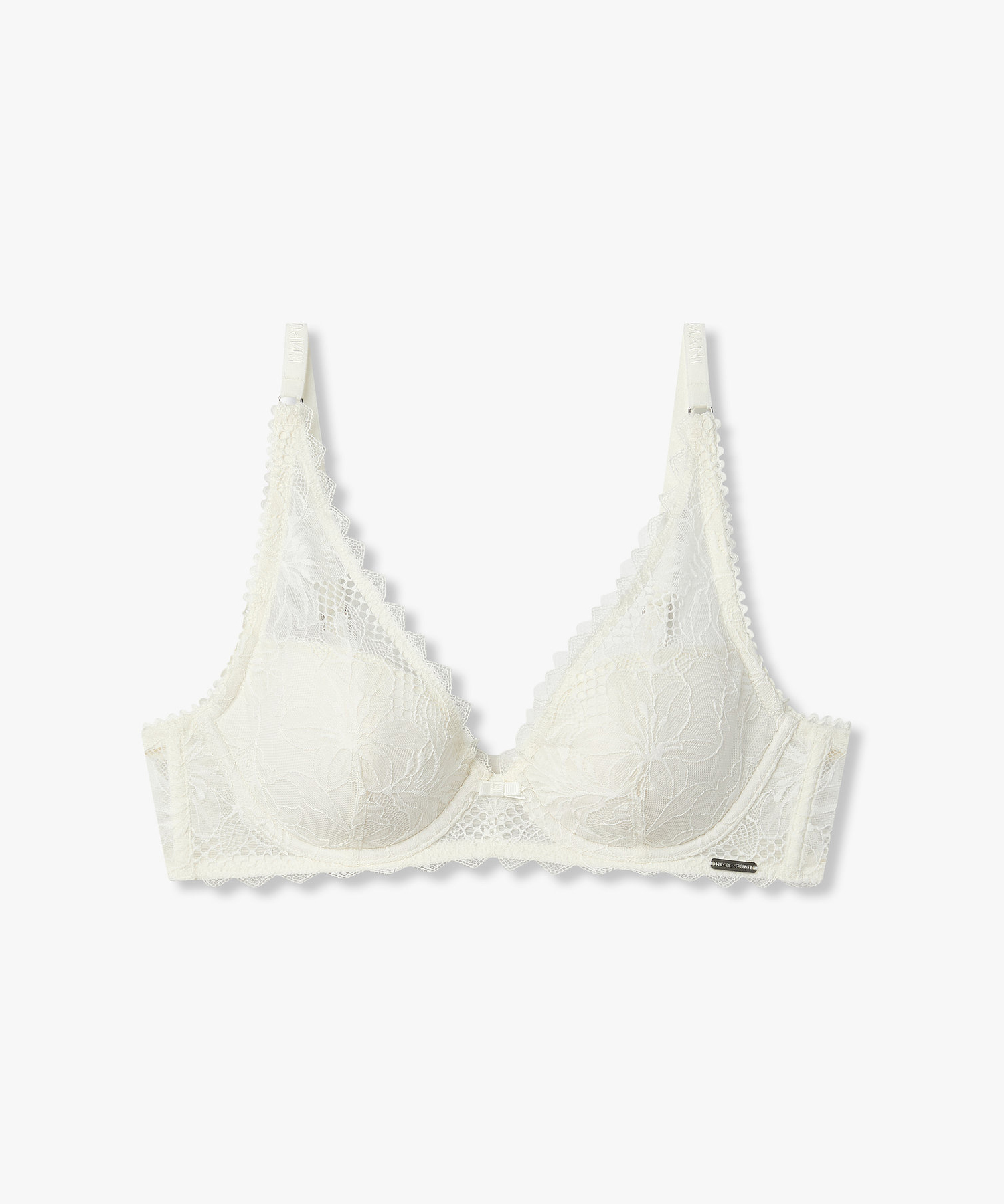 [EMPORIO ARMANI UNDERWEAR] Бюстгальтер балконет с чашками, White 0826182501