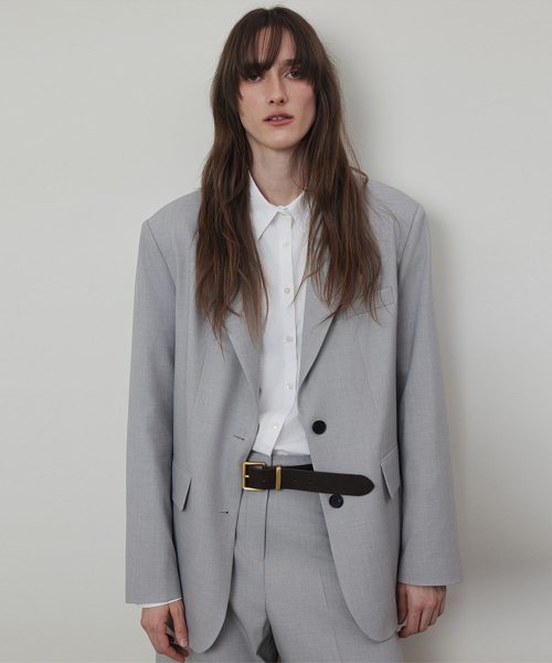 Modern Single Breast Middle Jacket