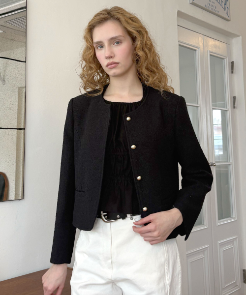 Calm classic tweed jacket