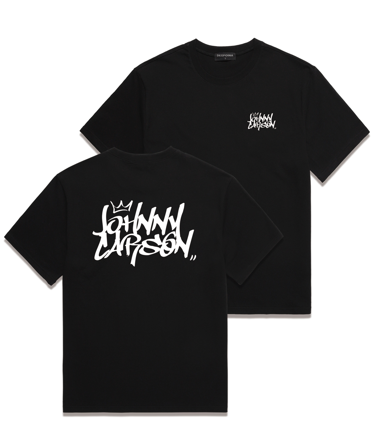 Classic Graffiti Logo short-sleeved T-shirt чёрный/белый