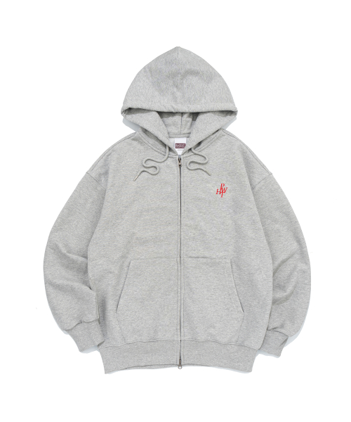 PHASE_0 KEY LOGO HOOD ZIP-UP_MELANGE / 8802026-HZ03