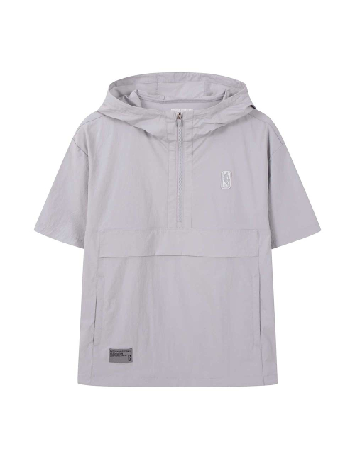 ESSENTIAL короткий рукав анорак лёгкая куртка Light Grey