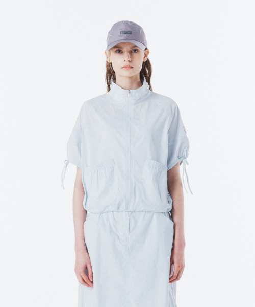 W LIGHTWEIGHT HALF SLEEVE JUMPER - L/BLUE (P262WJP185)
