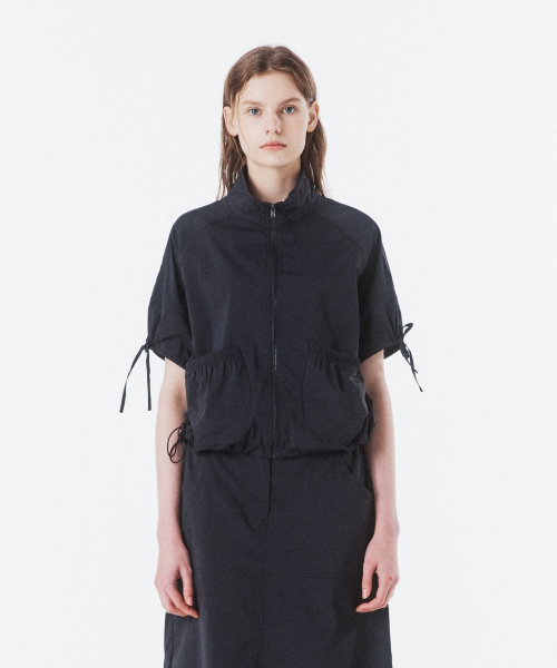 W LIGHTWEIGHT HALF SLEEVE JUMPER - BLACK (P262WJP185)