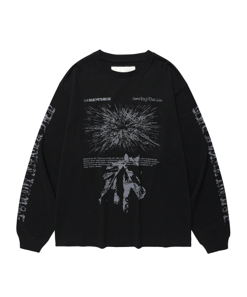 ROUGH DRAWING LS TEE BLACK